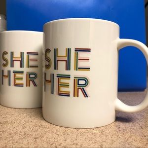 SHE / HER COFFEE MUG